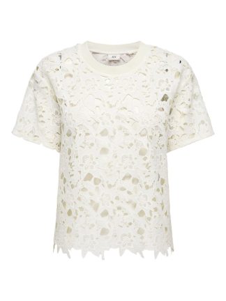 Jdyvanya S/s Lace Top Jrs