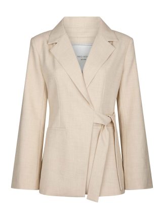 Carmia Melange Tie Blazer