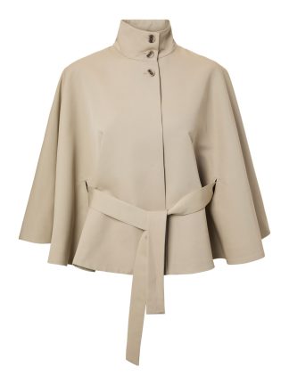 Pcberit Cape Jacket W. Belt