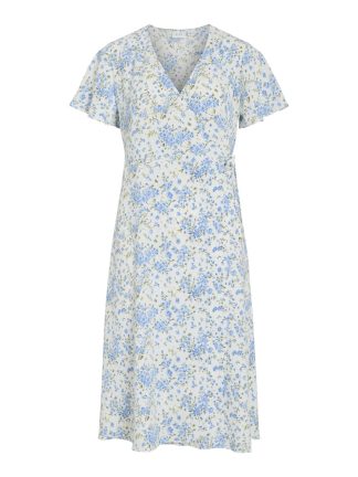 Vilovie S/s Wrap Midi Dress - Noos