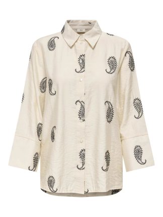 Jdythea 7/8 Embroidery Shirt Wvn