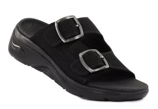 "Cloe" Go Walk arch fit 2.0, sandal, black