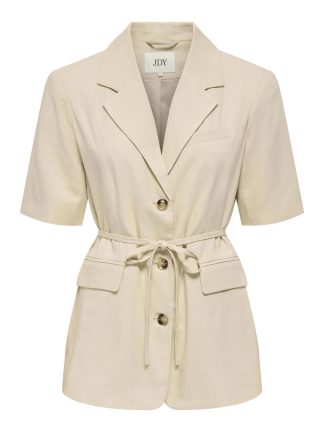 Jdynaomi Linen S/s Belt Blazer Tlr