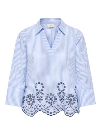 Jdybille L/s Embroidery Top Wvn