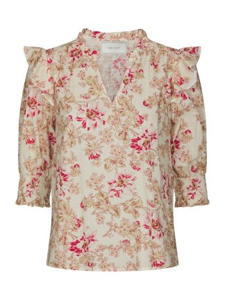 Davina Flower Rose Blouse