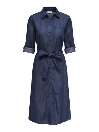 Jdykai 3/4 Midi Shirt Dress Wvn Dia