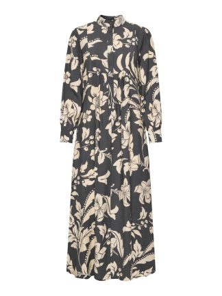 Jdytroya Life L/s Maxi Dress Wvn Dia