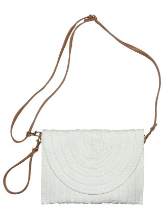 Veske "Summer" liten clutch Off white