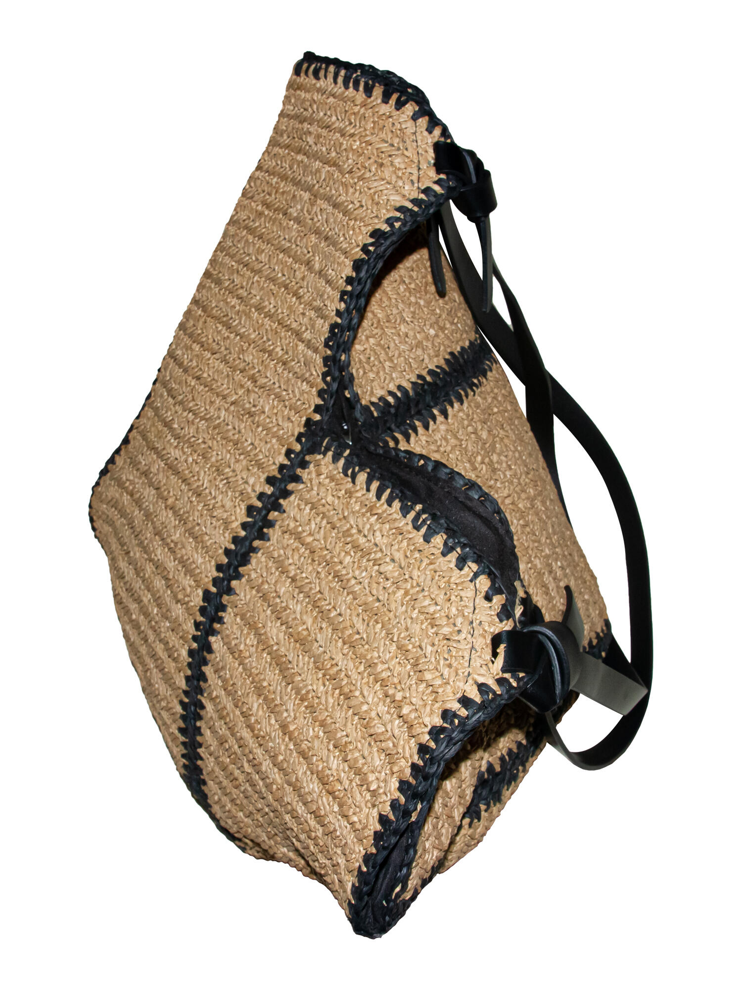 Veske "summer" m stitch Natur - Image 2