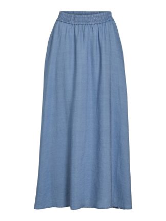 Vitea Rw Ankle Denim Skirt