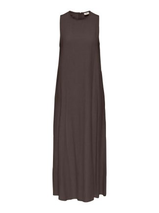 Jdycaya Linen S/l Long Dress Wvn Dia