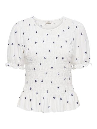 Jdyfeline Life S/s Smock Top Jrs