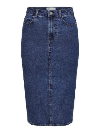Jdymoon Mw Midi Slit Skirt Dnm