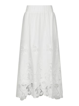 Yara Long emb skirt