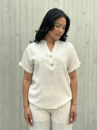 Solenne bluse linen