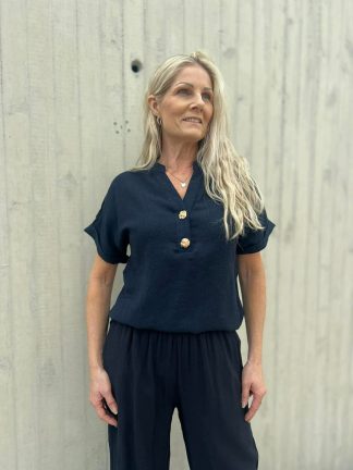 Solenne bluse Marine