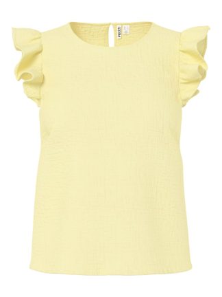 Pcsastina Sl O-Neck Top Wvn Noos Bc