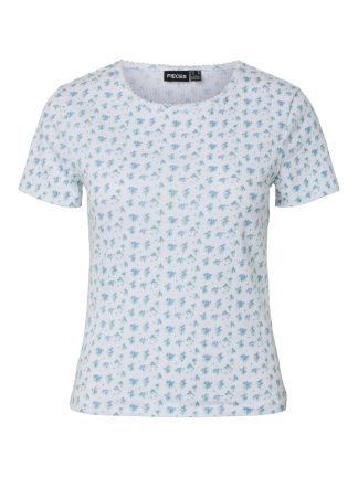 Pcturiel Ss O-Neck Printed Tee Jrs Bc
