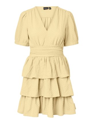 Pcmonika Ss Short Dress Wvn D2d