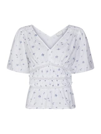 Sapura Flower Dobby Blouse