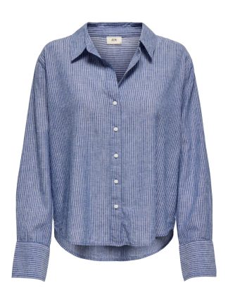 Jdymila L/s Loose Linen Shirt Wvn Dia