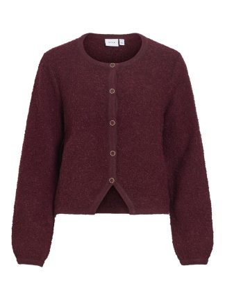 Vipigga O-Neck L/s Knit Jacket Noos