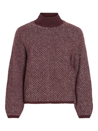 Vilory High Neck L/s Knit Top - Noos