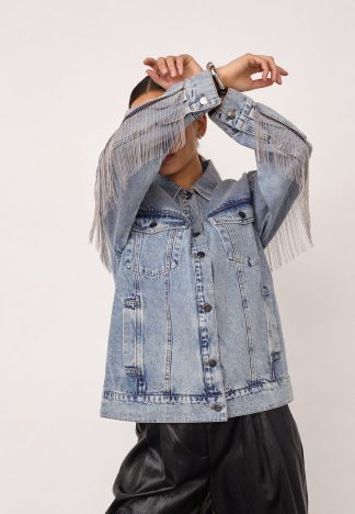 DeniceCC denim Frine Jacket