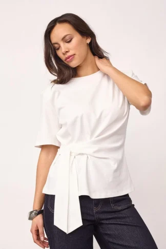 OrianeCC Pleat Tie Tee
