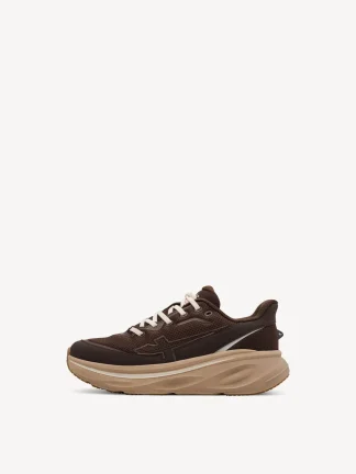Brun sneaker sporty såle!