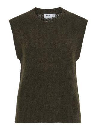 Vilory O-Neck S/l Knit Waistcoat