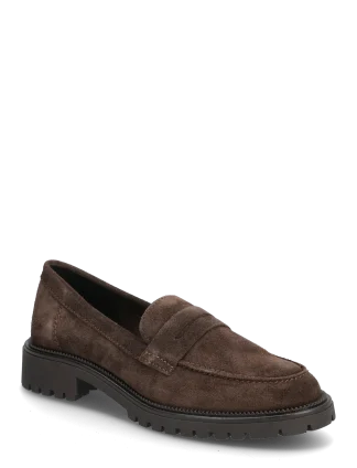 Brun loafer m/hel