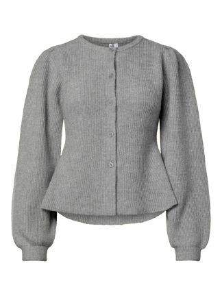 Pcsilly Ls Puff Knit Cardigan Noos Bc