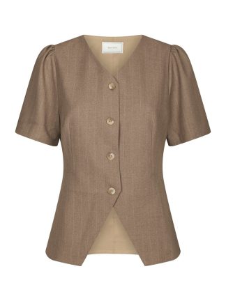 Jules Pinstripe Blouse