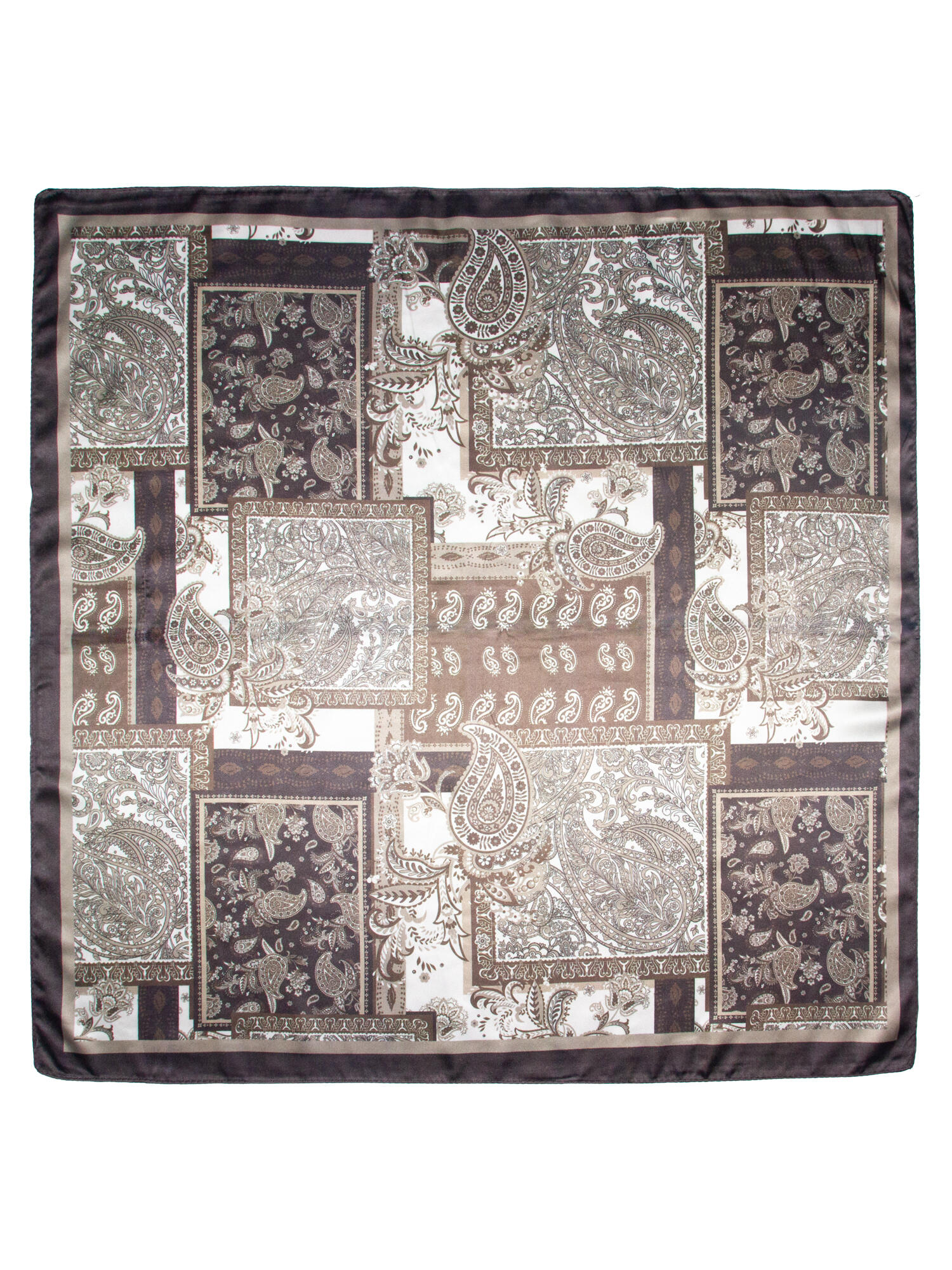 Skjerf paisley brun - Image 2