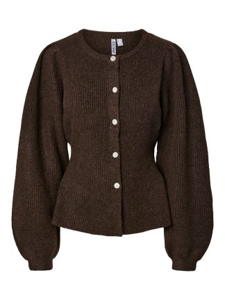 Pcsilly Ls Puff Knit Cardigan Noos Bc