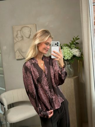 Massima Paisley Drop Blouse