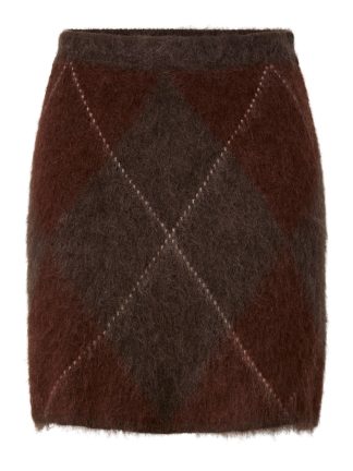 Yasargy Hw Mohair Blend Knit Skirt S.