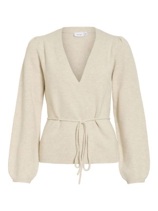 Vikehla L/s Belt Knit Cardigan/pb