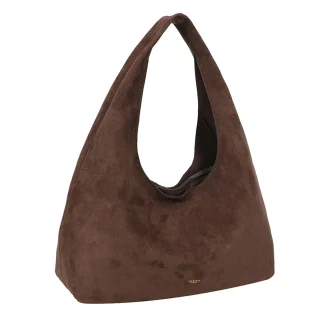 Veske A-linje, brun nubuck