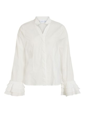 Vilula L/s Frill Shirt /ln