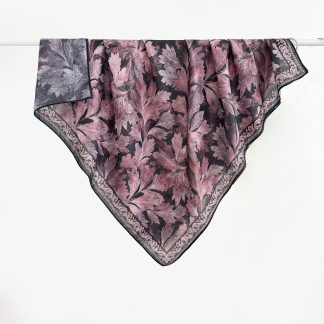 Skjerf 90 cm viskose Rosa Multi