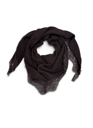 Trekantskjerf m blonder brun