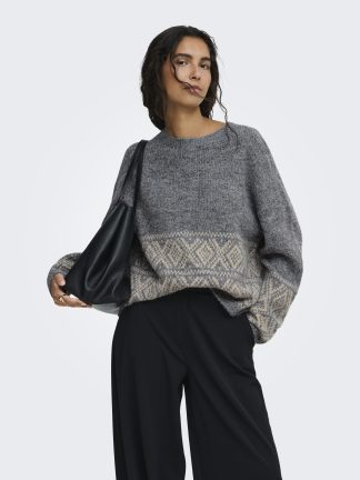 Jdydina L/s On Faroe Island Pullove Knt