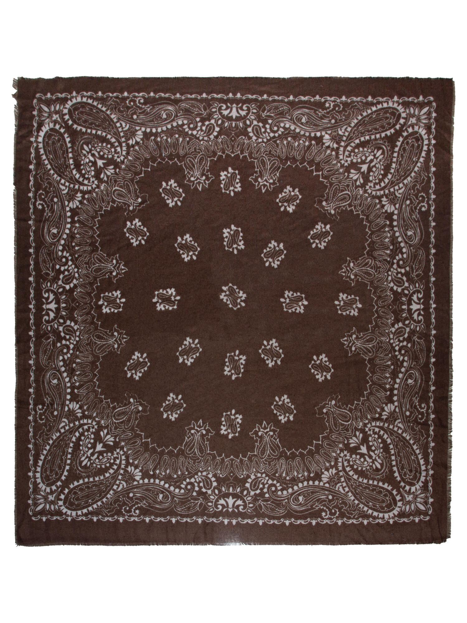 Intex Skjerf Paisley Brunt – Mio Trend