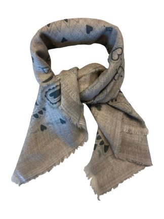 Skjerf mønster Beige