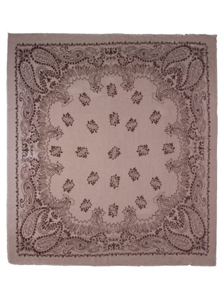 Skjerf Paisley beige