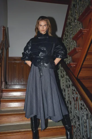 GittCC Funnel Neck Blouse