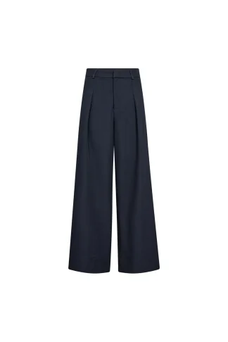 LunaCC Pleat Pant Navy
