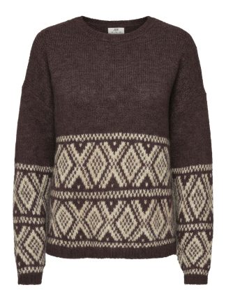 Jdydina L/s On Faroe Island Pullove Knt